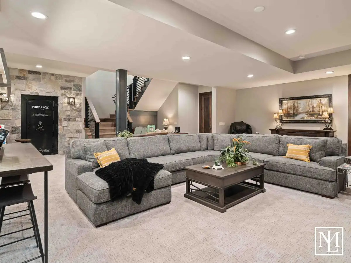 1156 N Valley View Drive Walk-Out Lower Level Living Room
