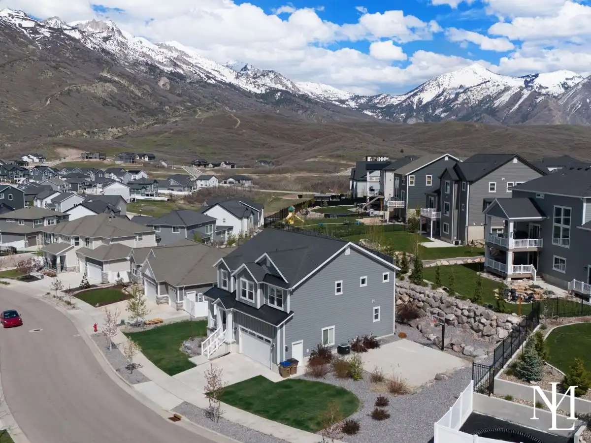 14833 S Springtime Rd Draper Home Aerial View