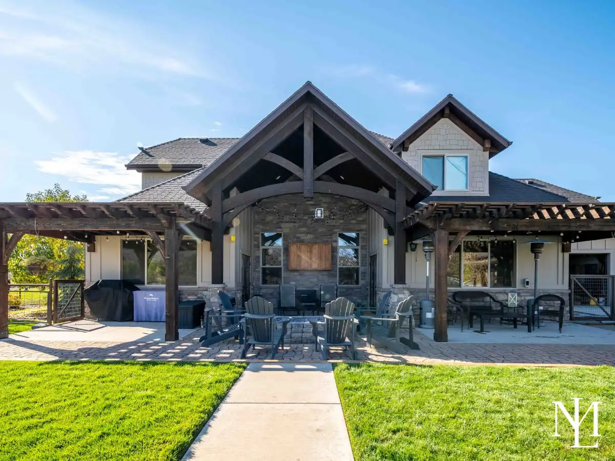 152 N 8750 E Huntsville, Utah 84317 Backyard Covered Patio