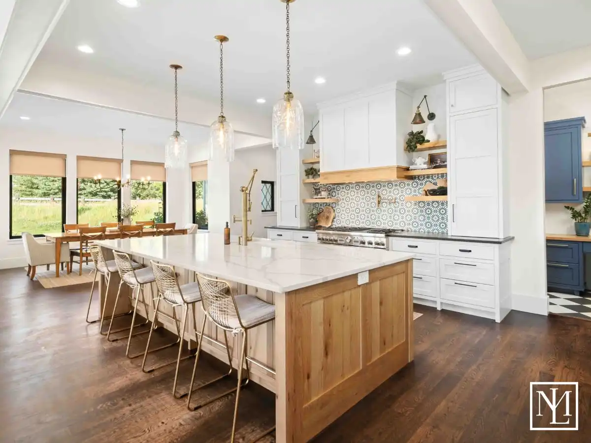 4168 N 3750 Eden, Utah Home's Chef Kitchen in Elk Ridge Estates