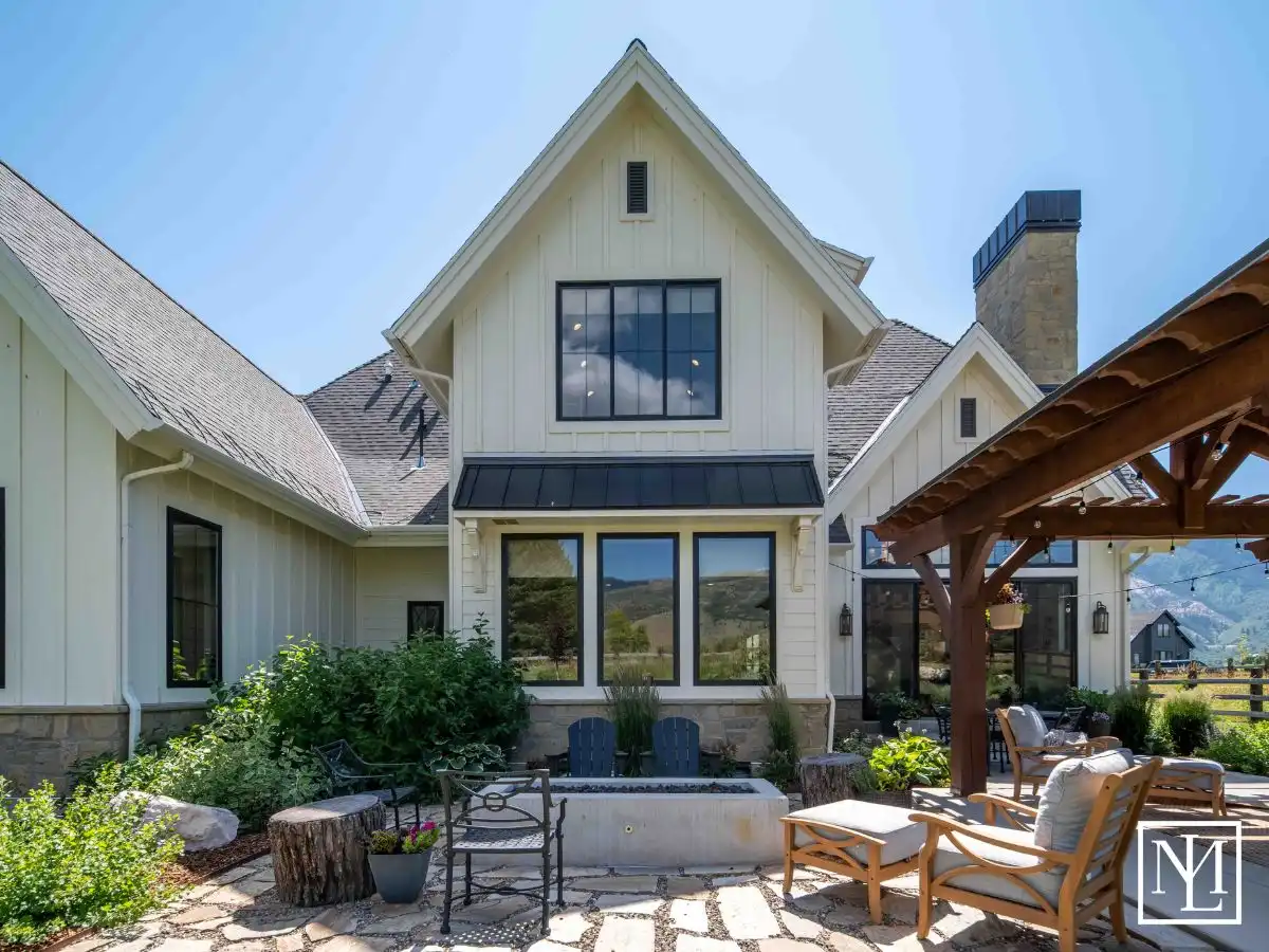 4168 N 3750 Eden, Utah Home's Backyard Landscaping in Elk Ridge Estates