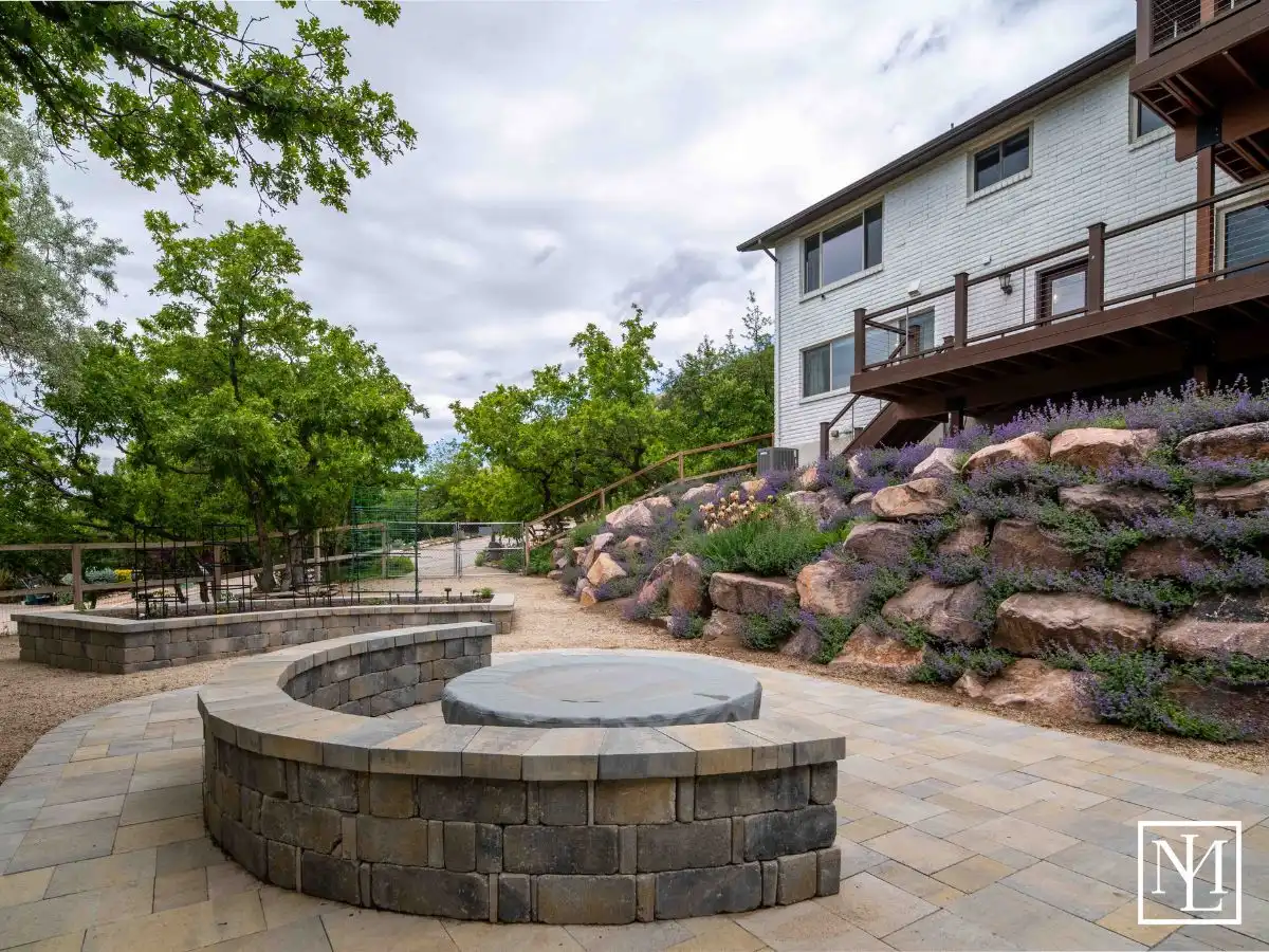 4253 S Spring Rd Ogden Utah 84403 Home Exterior on East Bench Fire Pit