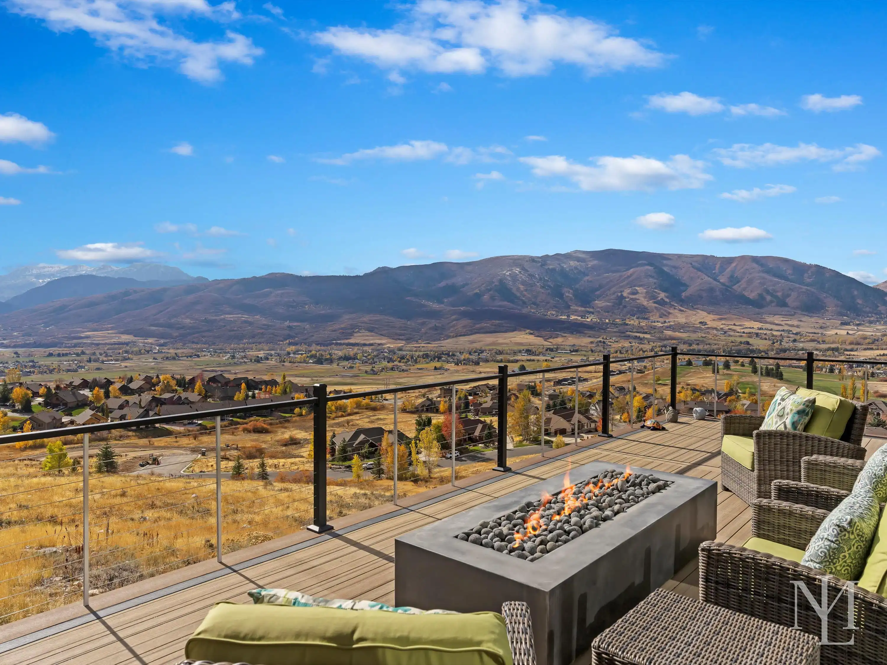 5731 Porcupine Ridge Dr Eden, UT 84310  Home's Ogden Valley Views From Back Deck