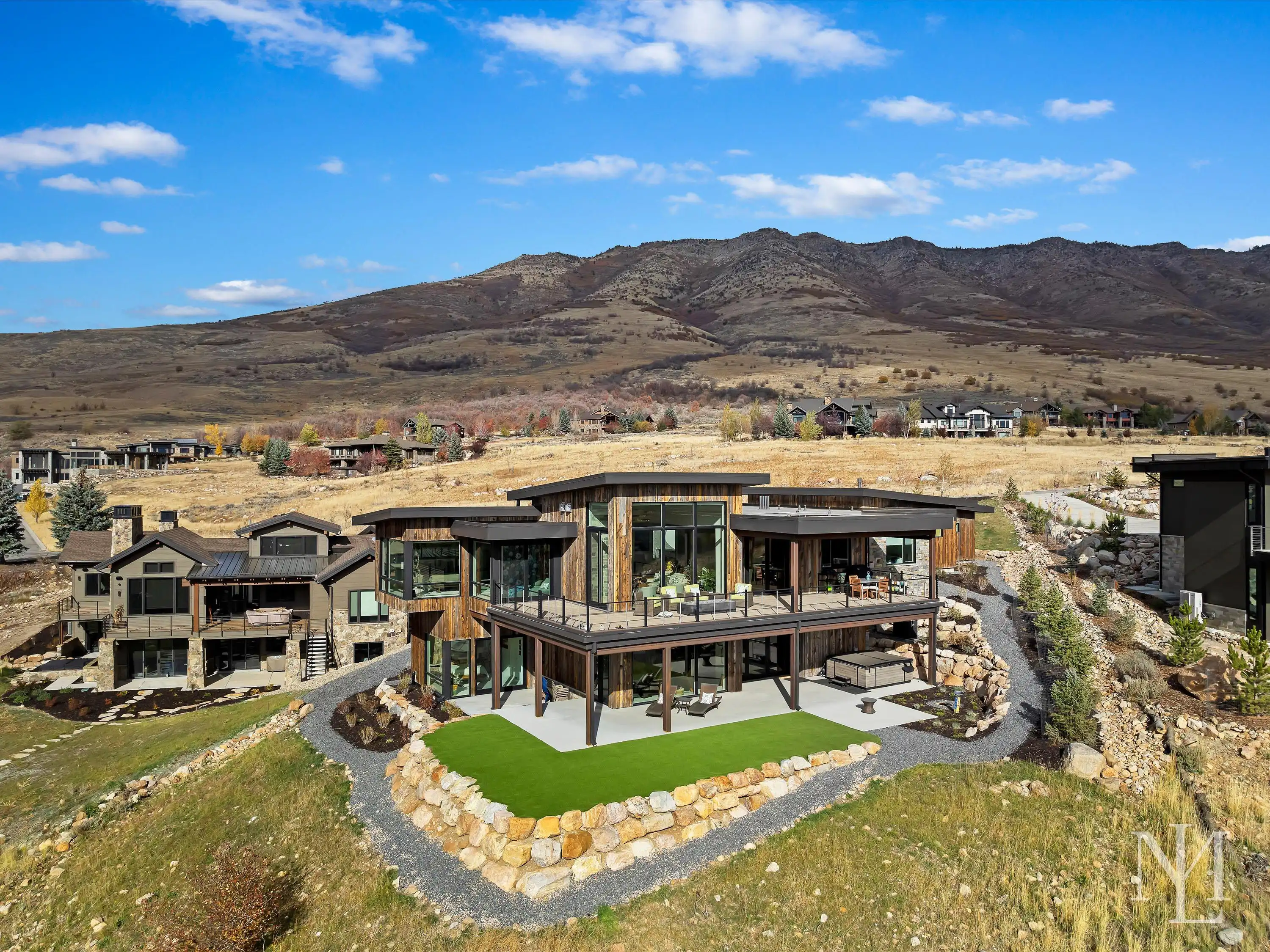 5731 Porcupine Ridge Dr Eden, UT 84310 Home's Exterior Backyard View