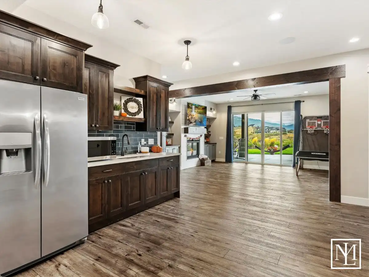 6462 Summit CV Huntsville, UT Home's Walkout Basement Kitchenette
