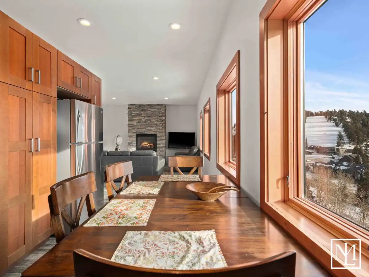 6809 E 6725 N Eden, Utah 84310 Home's Dining Room with Views of Mountain