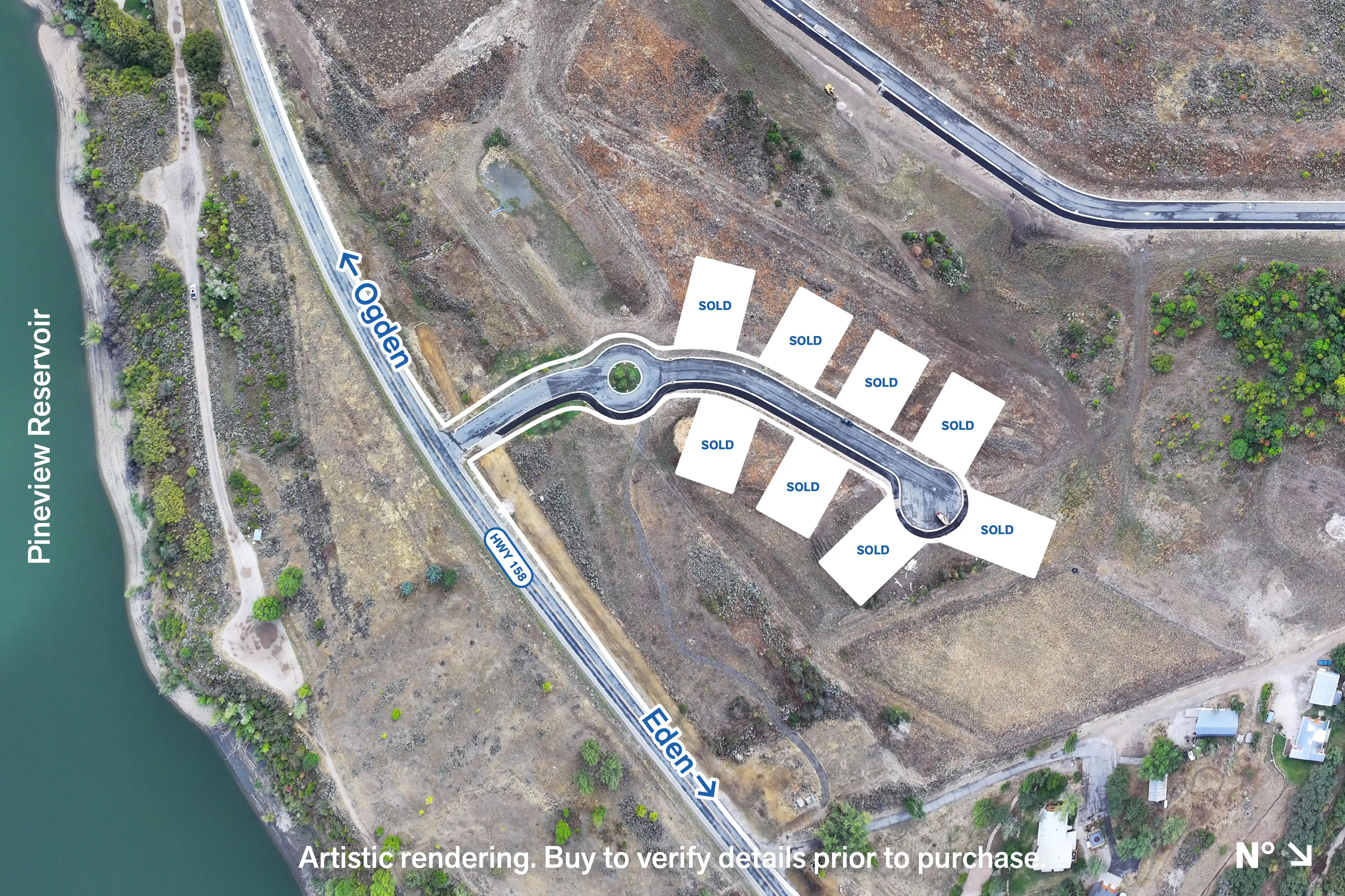 Plat Map Rendering of Harbor View