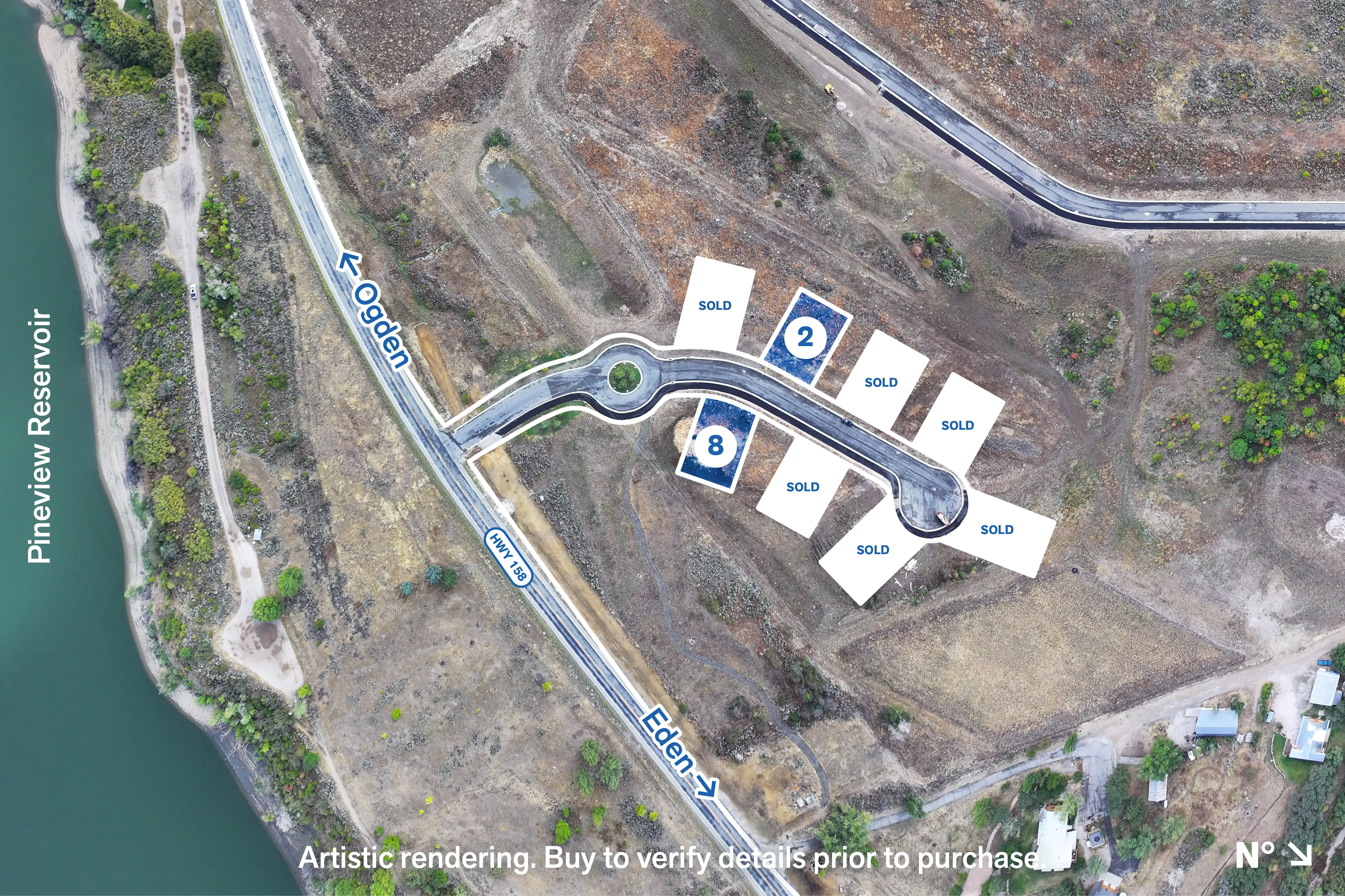 Plat Map Rendering of Harbor View