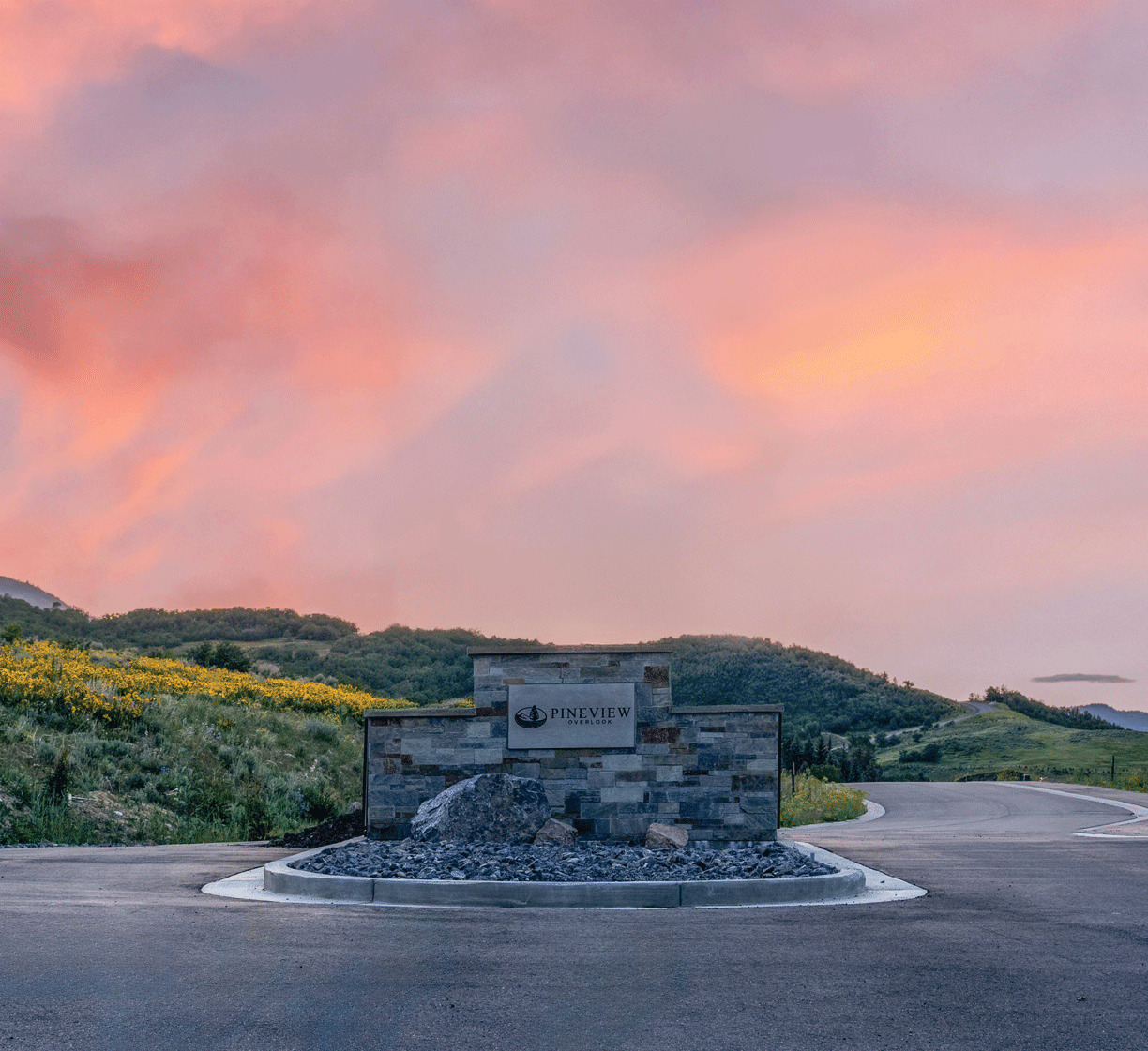 Pineview development near Pineview Reservoir