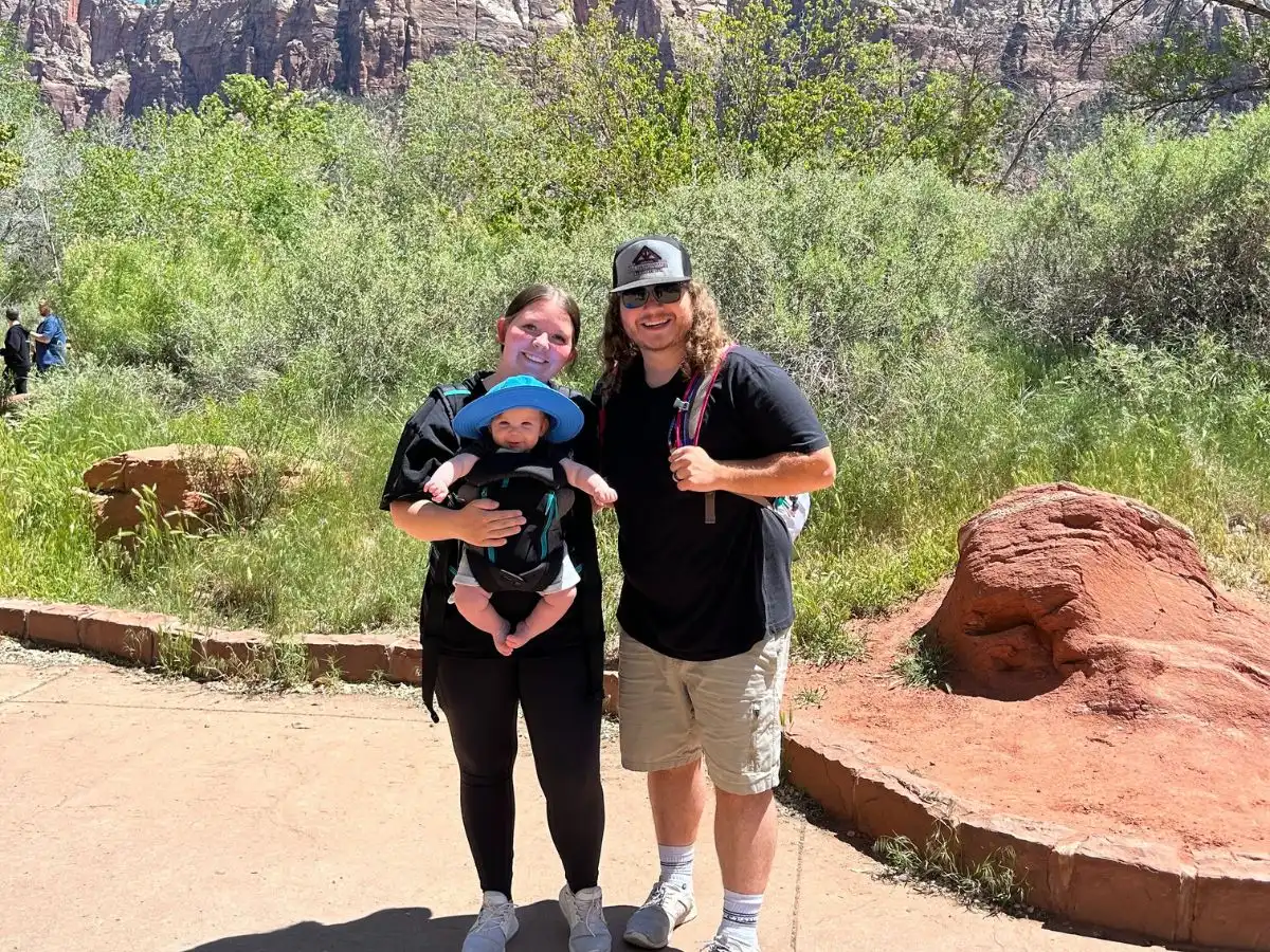 Zion National Park near St. George, UT- First Family Trip, Taking in the Views