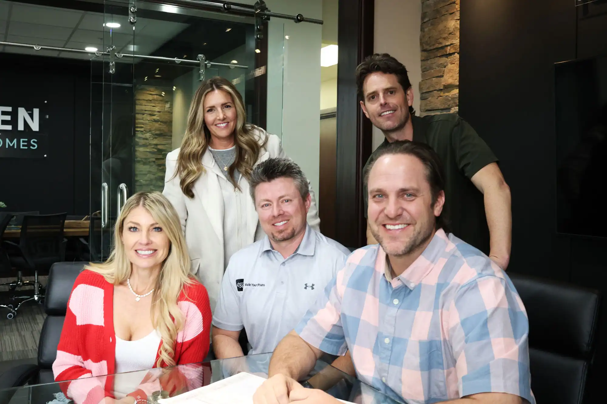 Walk your plans team & clients smile for the camera