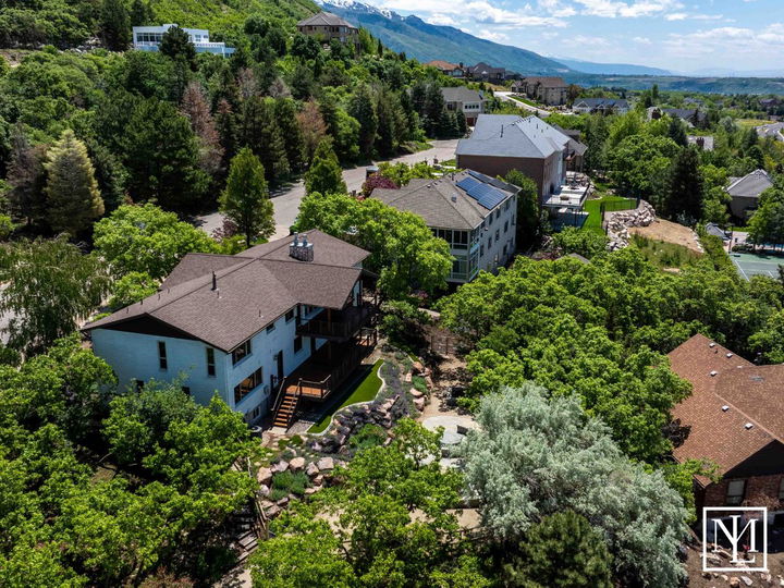 4253 S Spring Rd Ogden Utah 84403 Home on East Bench Aerial View