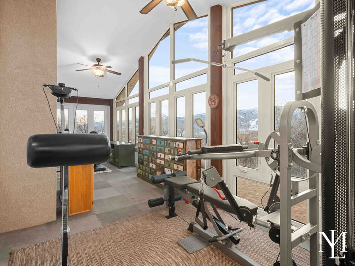 4489 N Powder Mountain Rd Eden, Utah 84310 Home's Four Season Enclosed Porch