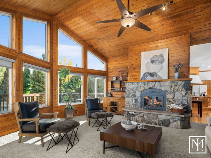 4691 N 3300 E Home Fireplace in Living Room