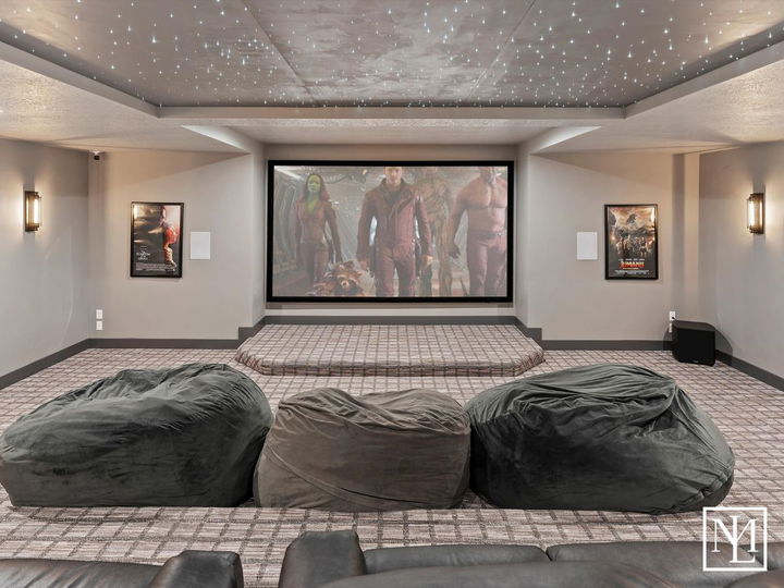 6462 Summit CV Huntsville, UT Home's Theater Room