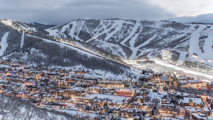 Scenic view of Park City