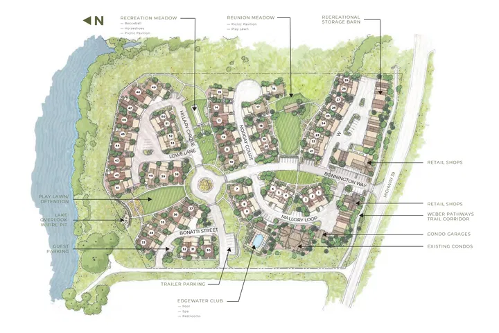 Plat Map of Edgewater