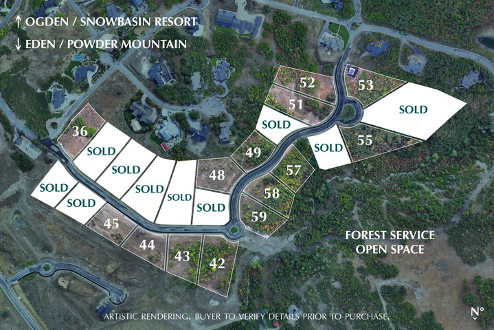 Pineview Overlook Plat Map Rendering