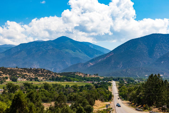 Scenic view of Questa