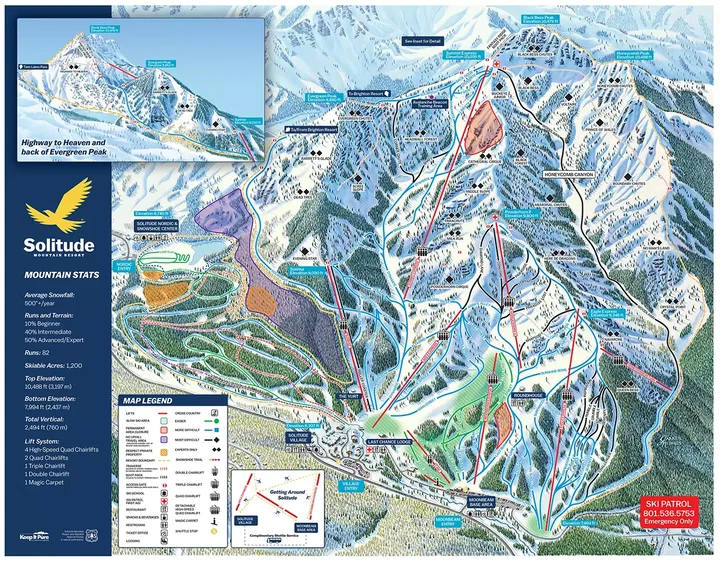 Solitude Winter Trail Map