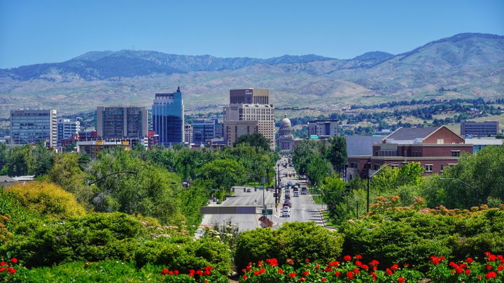 Scenic view of Boise