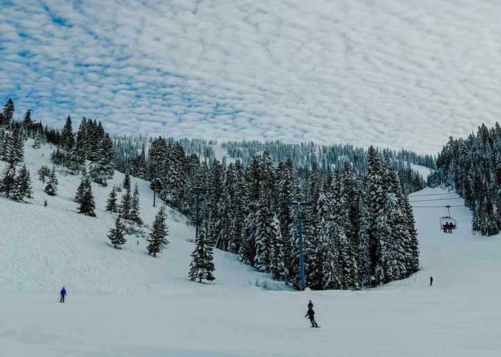 Brundage Mountain near McCall Idaho with ski terrain
