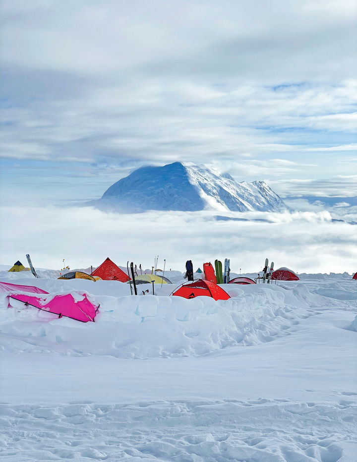 A view from camp 2 at Denali