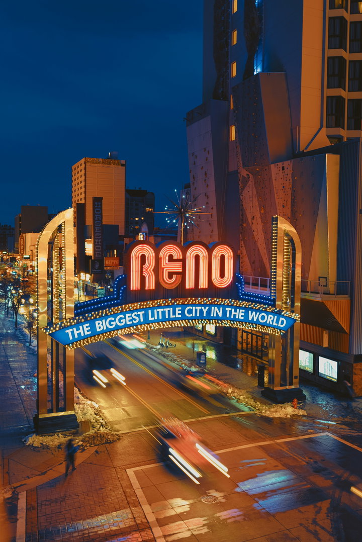 Scenic view of Reno