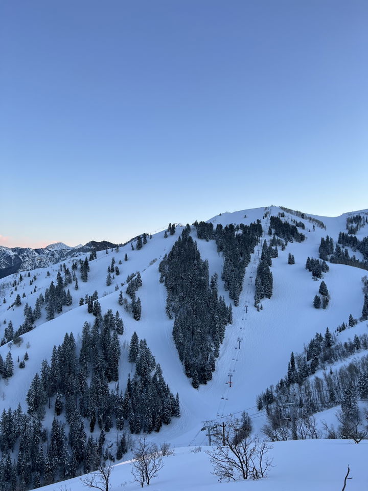 Uncrowded slopes at Sundance Resort